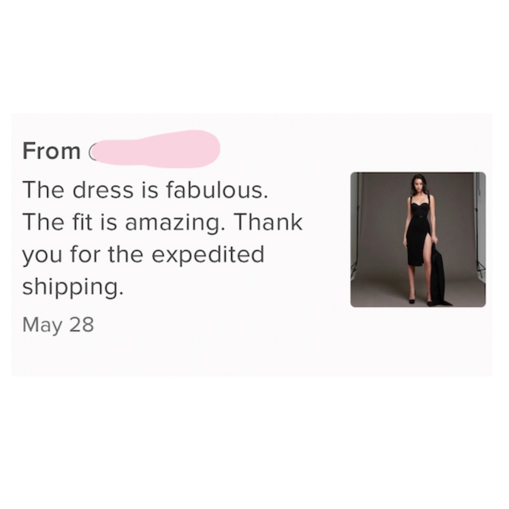 Bandage Waist Detail Bodycon Dress in Black - Picture 12 of 14
